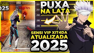 🚀🤯 MELHOR SENSIBILIDADE PRO IPHONE 11 / XR ACTUALIZADA EM 2025 NO FREE FIRE! SENSI XITADA! COMBO XRC