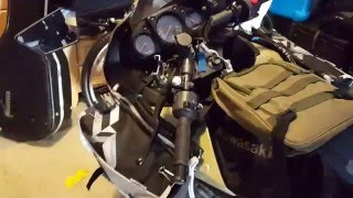 $4 Kawasaki Ninja 250r Phone Mount ... Homemade DIY