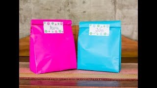 DIY crafts: How to Make Gift Bags - Block Bottom Gift Bags