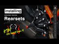 Installing Bonamici Racing rearsets for KTM 1390 Super Duke R