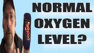 WHAT IS A NORMAL BLOOD OXYGEN LEVEL