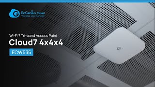 Wi-Fi 7 BE19000 4x4x4 Indoor Access Point (ECW536) | EnGenius Cloud