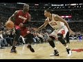 MVP Derrick Rose vs Dwyane Wade SUPERSTARS Duel 2011.01.15 - 67 Pts Combined, Both Clutch!