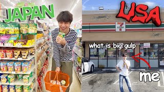 i went to 7-eleven in japan and america