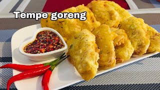 Resep tempe goreng / fried tempeh recipe