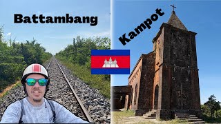 Battambang Bamboo Train + Abandoned Buildings in Bokor National Park! 🇰🇭 Cambodia Backpacker Vlog