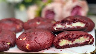 Все будут восторге ❤️ПЕЧЕНЬЕ «КРАСНЫЙ БАРХАТ»С НАЧИНКОЙ COOKIES”RED VELVET”WITH FILLING