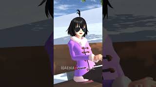 HAENA'S WORLD : HAENA BALAPAN SKI #sakuraschoolsimulator #shorts