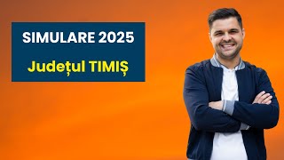 #24 Simulare 2025 Județul TIMIȘ. Matematică. Evaluarea Națională.