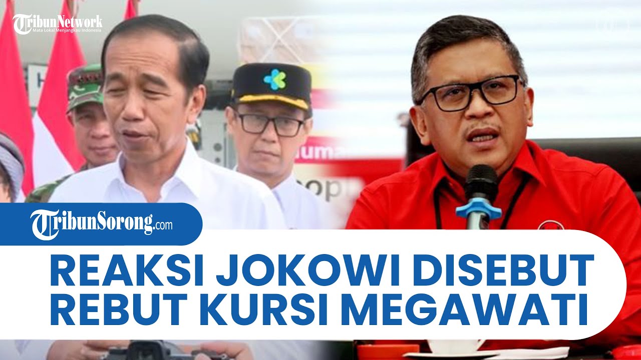 Dituding Rebut Kursi Ketum PDIP Dari Megawati, Jokowi Ingatkan Hasto ...