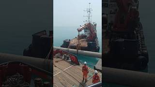 Watch 'n  Learn#pipeline #multicat #multipurposevessel #crane #cranework #sea #vessel #safetyfirst