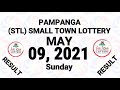 STL Pampanga May 9 2021 (Sunday) Result | Small Town Lottery (STL) Draw