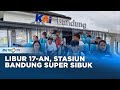 Jelang Libur Hari Kemerdekaan Stasiun KA Bandung Dipenuhi Penumpang