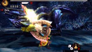 MH4G チャージアックス 氷海に響く大爆音！ 4分40秒/ MH4U : Charge Blade : Fire and Ice : 4 minutes 40 seconds