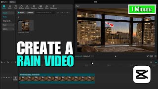 (2026) How to Create a Rain Video with capcut | Capcut Rain Effect