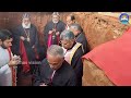 moran mor baselios clemis katholikabava lays the foundation stone for the new pulpit