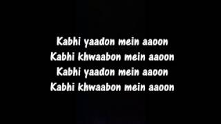 Kabhi Yaadon Mein aaoon lyrics | Arijit Singh & Palak Muchhal | Lyrics On