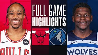 BULLS at TIMBERWOLVES | FULL GAME HIGHLIGHTS | March 31, 2024