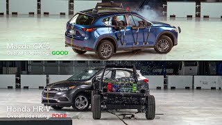 Honda HR-V vs. Mazda CX-5 - Crash Test: Poor Rating VS Good Rating