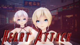 【MMD】 ◤• AOA - 심쿵해 (Heart Attack) •◥ + MOTION DL (Lily x Luka)