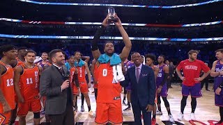 Miles Bridges Wins MVP Award - NBA Rising Stars - 2020 NBA All-Star Weekend