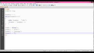 Chapter 9 PHP While Loop