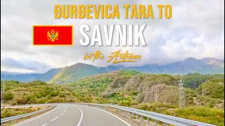 Driving in Montenegro 🇲🇪 from Đurđevića Tara to Šavnik in October 2024