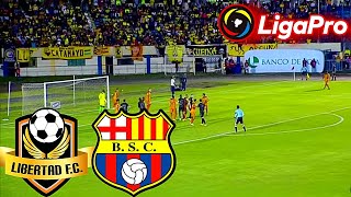 Libertad FC vs Barcelona EN VIVO Liga Pro Ecuador 2024