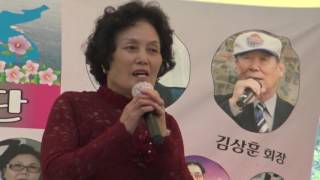 가수 윤준녀 강남멋쟁이    추억의통일예술단  장소:용문산 특설공연장 일시:2017.5.19