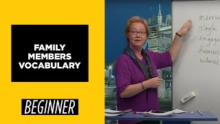 Beginner Level  - Family Members Vocabulary | English For You