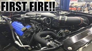 FIRST START!!!! The 800HP fox body fires for the first time!!!