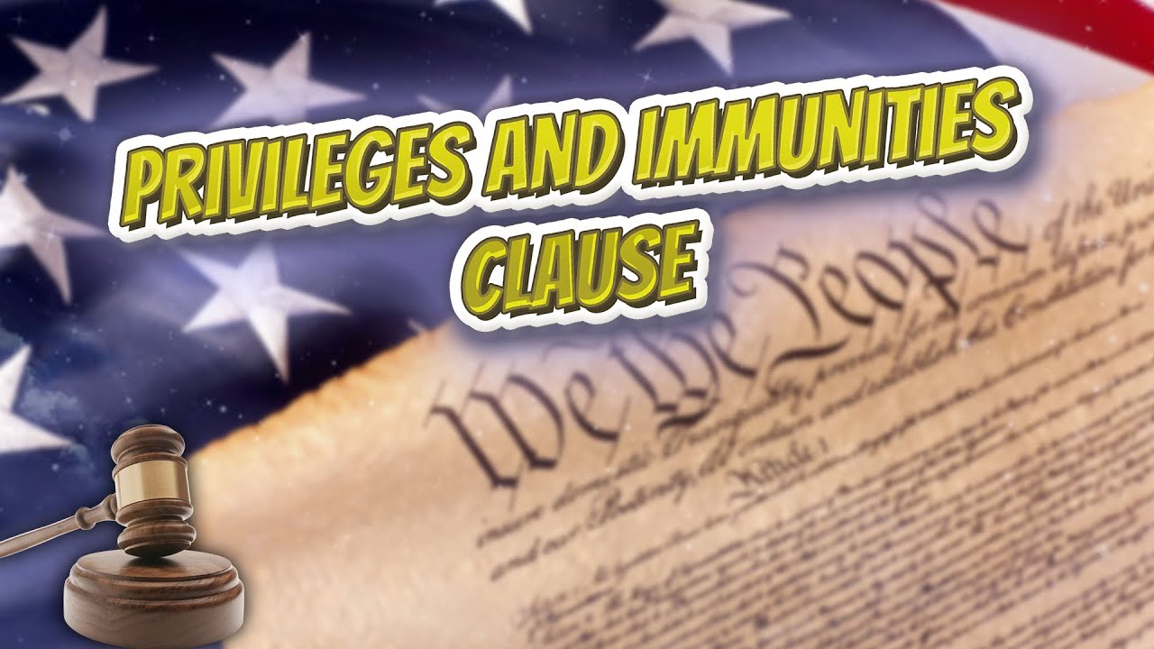 Privileges And Immunities Clause (USA Constitution)⚖️📜🍔⚾🙈👺🤡😬 - YouTube