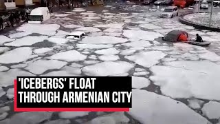 'Icebergs' Float Through Armenian City After Freak Summer Storm | Cobrapost