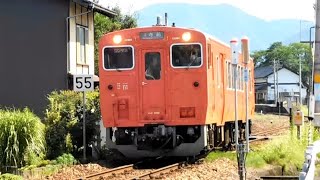 2021.07.24 JR西日本 キハ40系キハ41-2003 1228D普通寺前行き 竹田駅