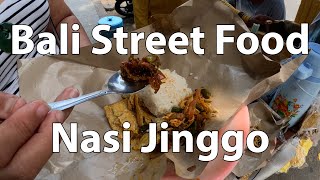 Muzza Tries Bali Street Food - Nasi Jinggo