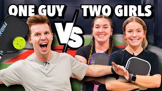 Can ONE 4.0 Guy Beat TWO 4.0 Girls in Pickleball??