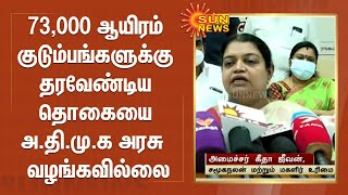 சத்துணவு திட்டத்தில் 49,000 காலிப் பணியிடங்களை நிரப்பு நடவடிக்கை - அமைச்சர் கீதா ஜீவன்