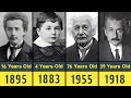 Albert Einstein - Transformation From 4 To 76 Years Old (1883 - 1955)