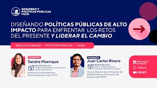 Taller online: Diseñando políticas públicas de alto impacto para enfrentar los retos del presente