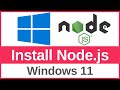 How to Install Node.js on Windows 11 & Run Your First Program