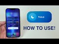 How To Use Focus on your iPhone!