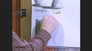 Jerry Yarnell teaches you to draw the 4 basic universal shapes
