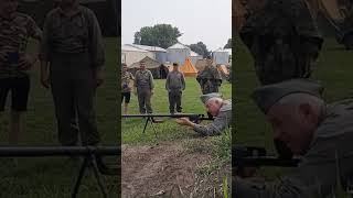 Shooting Soviet style Anti-Tank Rifle @ Ottawa Military Show 2023