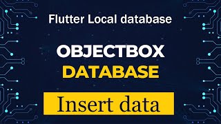 ObjectBox Database | Insert Data | Flutter Local Database