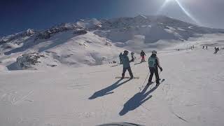 SKI 2025 ALPE D'HUEZ 04 Février. Descente PISTE NOIRE de SARENNE.