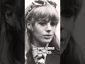 marianne faithfull 1946 2025. british icon singer u0026 actress u0026 mother of one of mick jagger’s kids