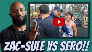 Zac-Sule vs Sero!! STREETBEEF REACTION!!! Trash talk gone wrong!!!