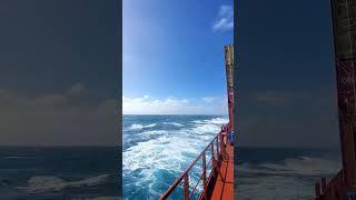 North Atlantic Ocean #containership #life at sea