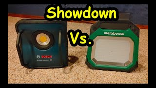 Metabo HPT 10K Jobsite Light Vs Bosch 10K Jobsite Light