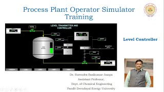 (7) Level Controller (P/PI/PID)....Simulator Training...(Process Dynamics and Control)